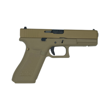 WE Secret Glock 17 Gen 5 Airsoft, Tan