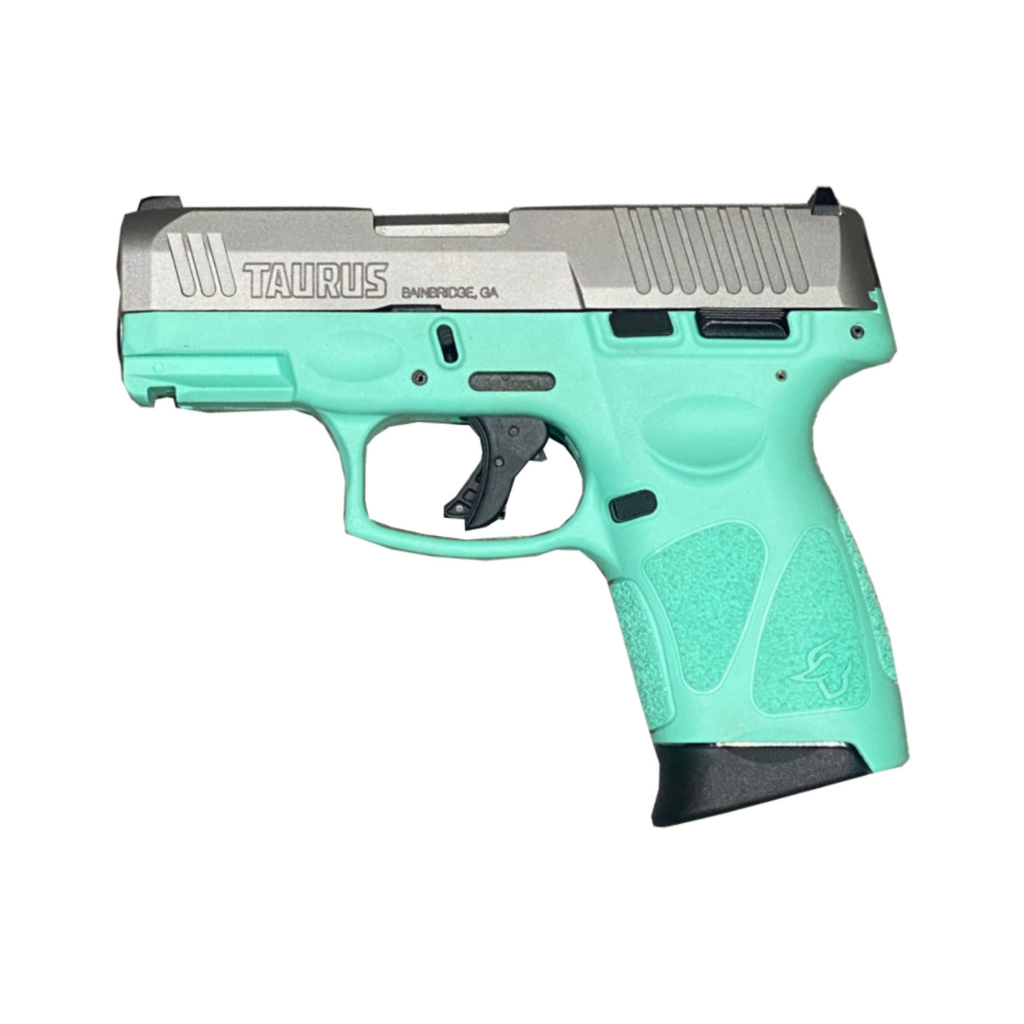 Taurus G3C 9mm, Stainless / Cyan