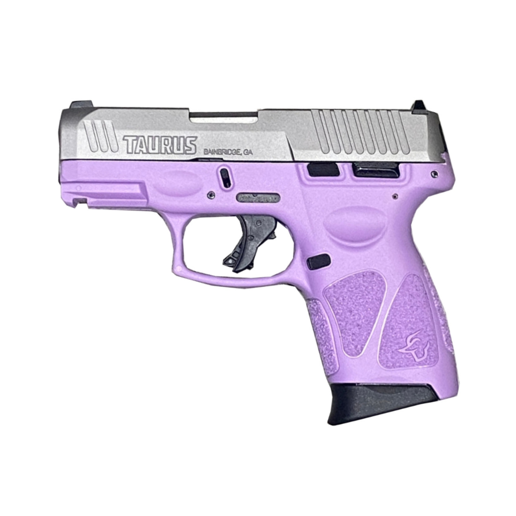 Taurus G3C 9mm, Stainless / Light Purple