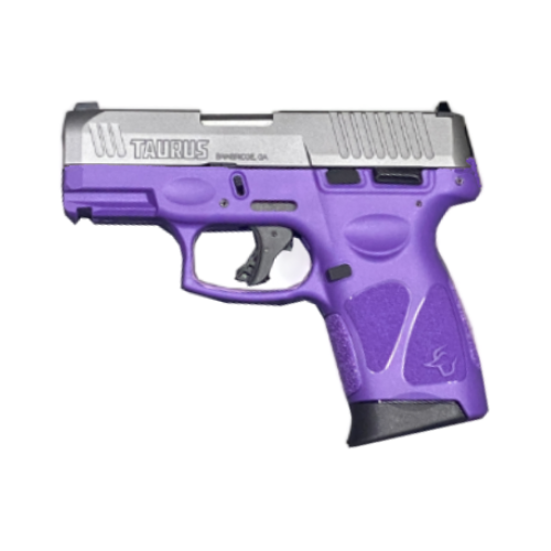 Taurus G3C 9mm, Stainless / Dark Purple