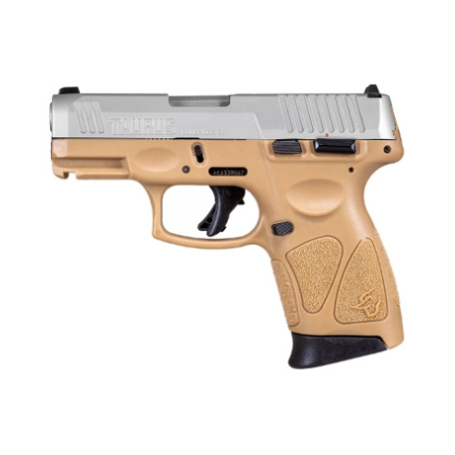 Taurus G3C 9mm, Stainless / Tan